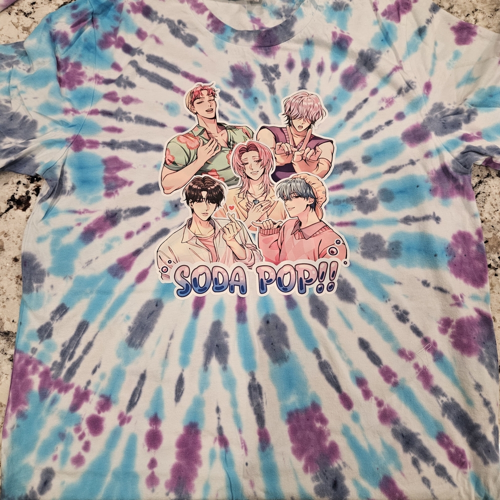 Tie-Dye Soda Pop Graphic T-Shirt
